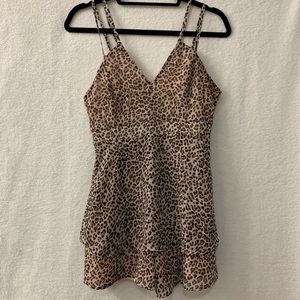 Cheetah & Pink Romper